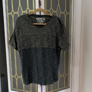 American Republic Gray and Black T-Shirt